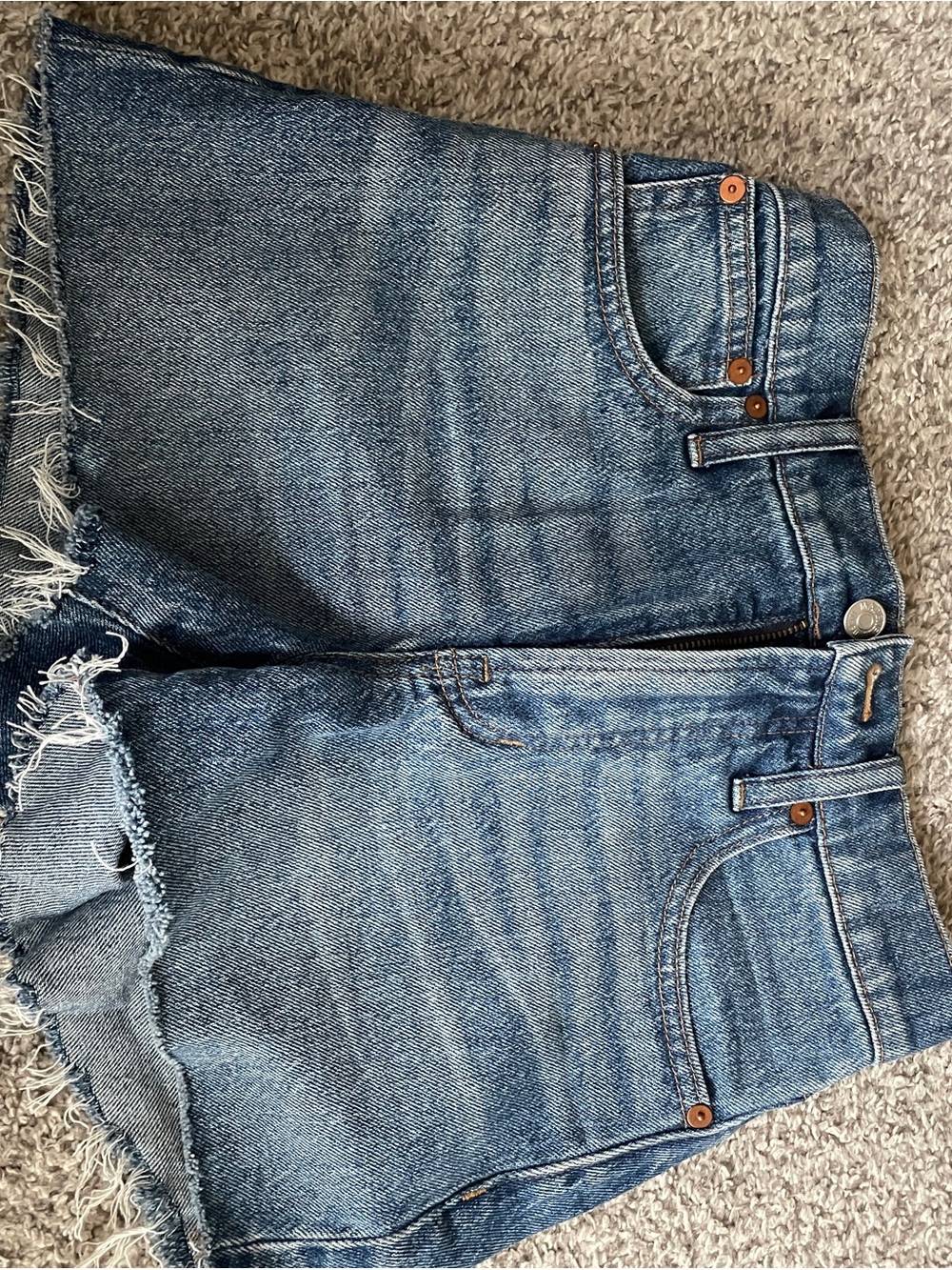 Madewell Blue Denim Jean Shorts